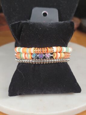 Paparazzi Multi-color Stretch Bracelet Stack 'FUN'